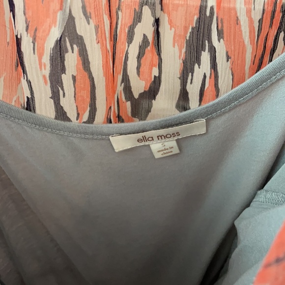 Ella Moss small tunic with grey tank top - Picture 8 of 16